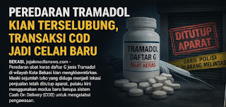 Peredaran Tramadol Kian Terselubung, Transaksi COD Jadi Celah Baru