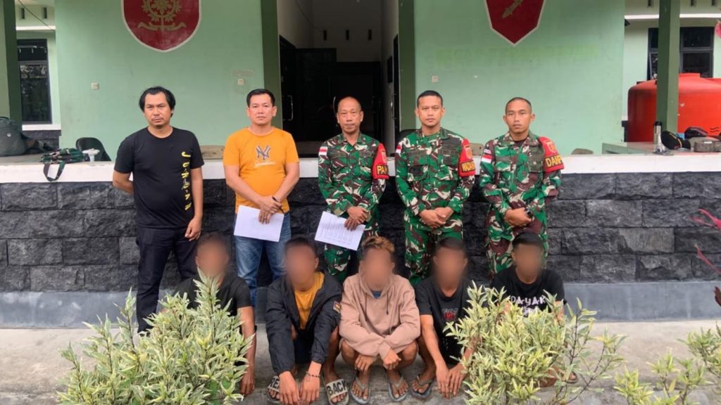 Komitmen Satgas Pamtas RI-Malaysia Yonarmed 13/Nanggala/1/1 Kostrad dalam memperketat pengawasan dan mencegah aksi kejahatan lintas negara di garis batas negara kembali membuahkan hasil.