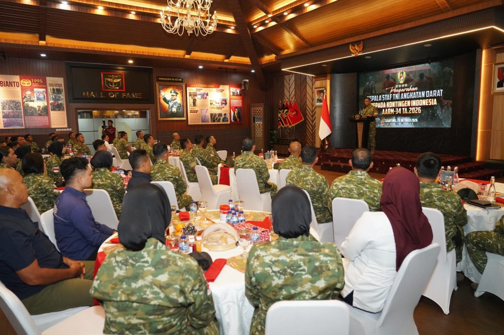 Kepala Staf Angkatan Darat (Kasad) Jenderal TNI Tandyo Budi R. melepas Kontingen TNI Angkatan Darat yang akan berlaga pada ASEAN Armies Rifle Meet (AARM) ke-34 Tahun 2026 di Malaysia.